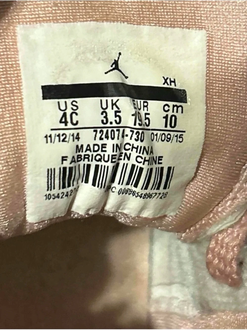 Air Jordan 1 Retro WB Lola Bunny Size 4C Toddlers Shoes